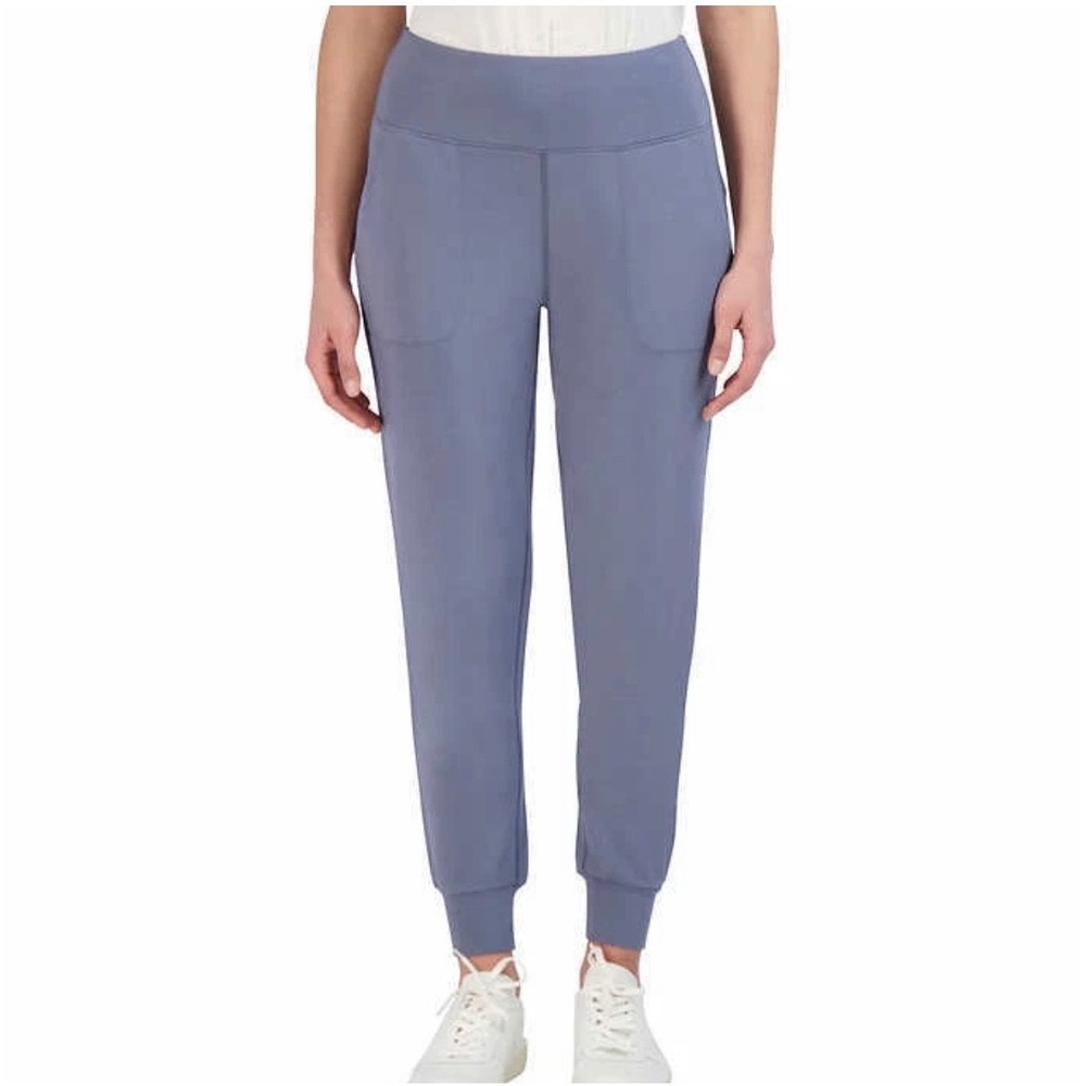Sage Collective‎ Soft Knit Scuba Joggers Blue Gray Pockets Size XL Lounge Pants